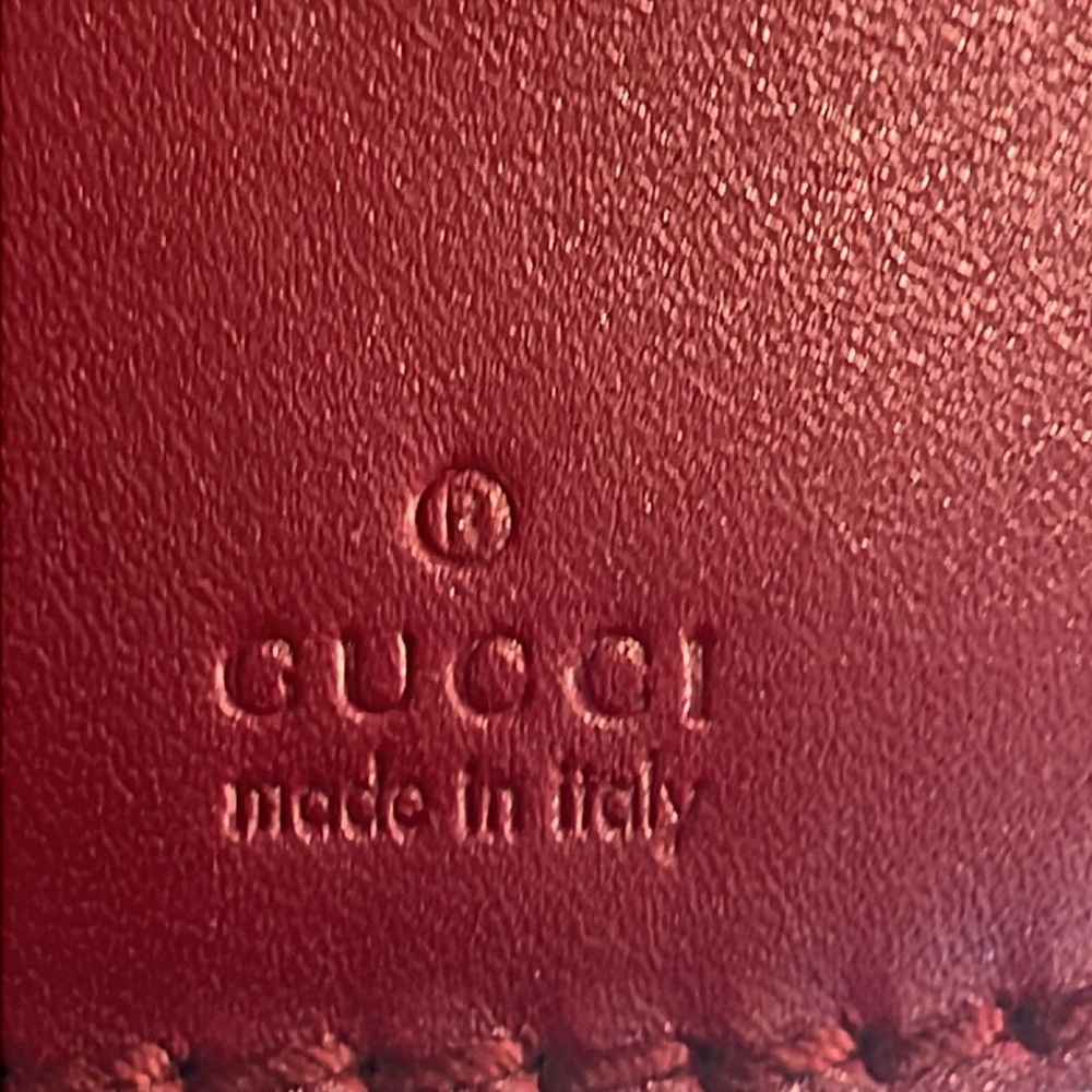 Rare VTG Gucci Limited Leather Baguette Long Style Bag - Picture 7 of 17
